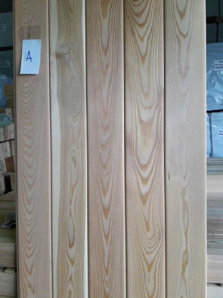 Вагонка-штиль из лиственницы 14х138 мм сорт A
