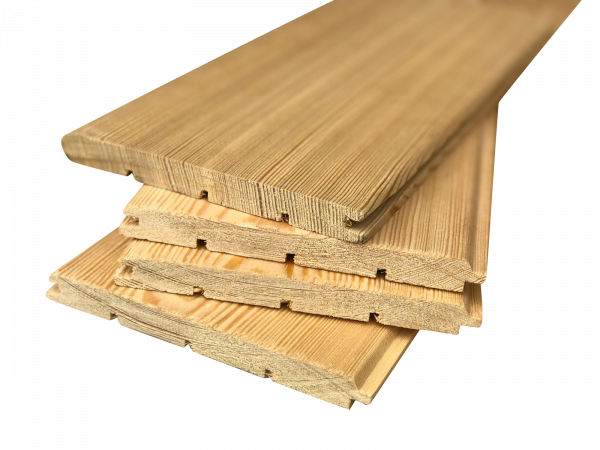 Вагонка-штиль из лиственницы 14х138 мм сорт A