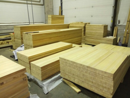 Мебельный щит цельноламельный 40х600 мм сорт Экстра