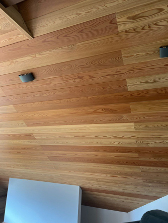 Вагонка-штиль из лиственницы 14х110 мм сорт B